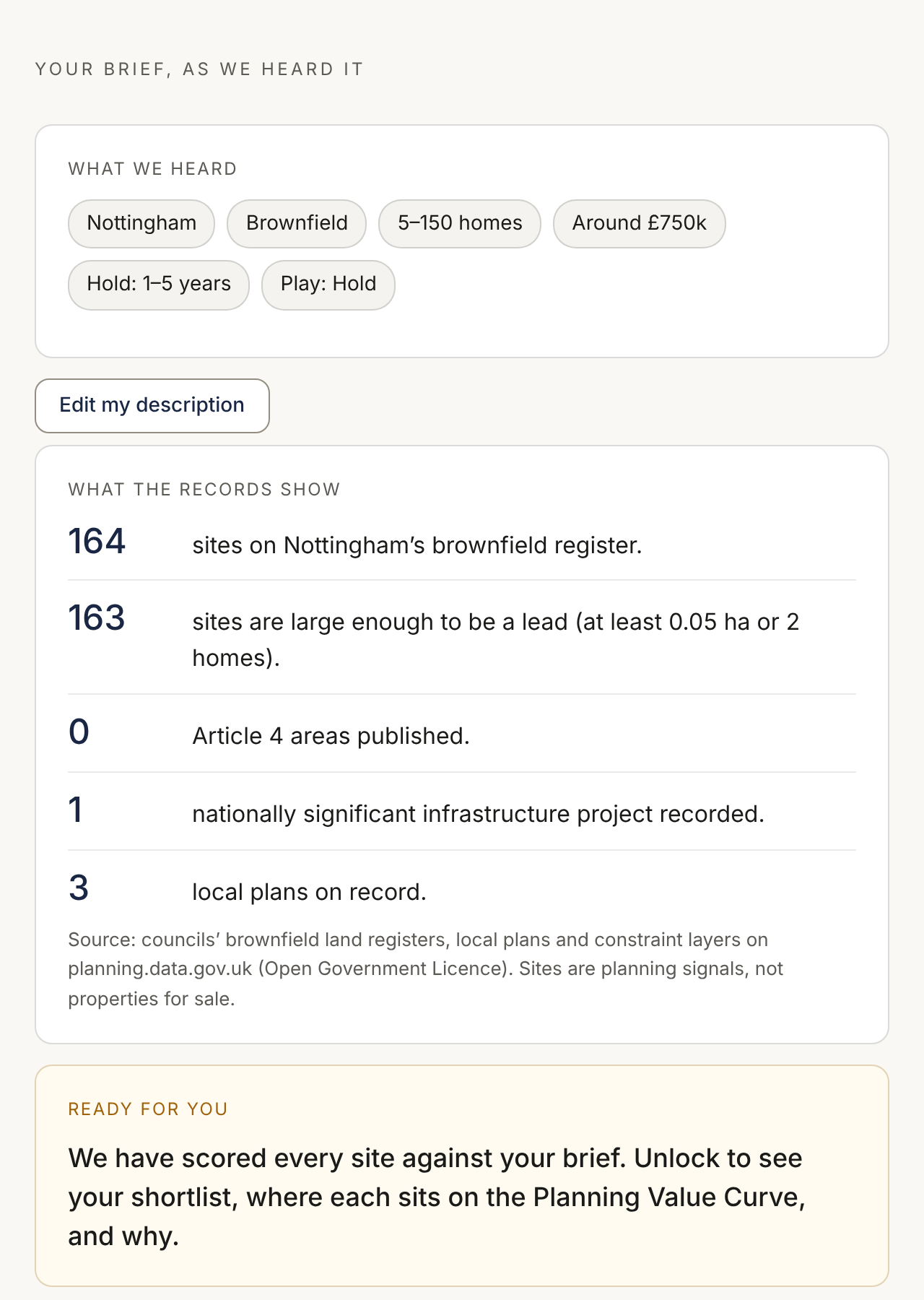 1LINE Planning free read &mdash; what we heard and what the records show